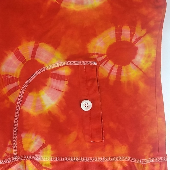 Karen Scott Sport tie dyed ss fz hoodie - Picture 6 of 16